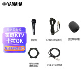 雅马哈（YAMAHA） 话筒DM-105有线手持麦克风 直播 会议演出电子乐器用家用K歌 卡拉ok套装 麦克风套餐2