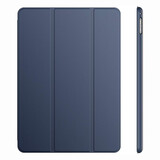 杰依泰JETech 苹果iPad Pro 9.7英寸平板保护壳磁吸智能自动唤醒/休眠功能平板支架保护套（2016款) 海军蓝