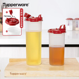 特百惠（Tupperware）厨房家用防漏大容量酱醋调味料壶密封塑料油壶无包装盒 650ml+890ml