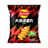 乐事（Lay's）大波浪薯片 辛辣味 135克 休闲零食 膨化食品