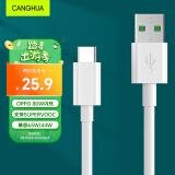 CangHua 适用OPPO数据线 Type-C充电线SUPERVOOC闪充80W/65W快充手机Ace2/Reno6/7/5/A93/K9/FindX5 1.5米