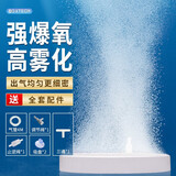boxtech纳米气盘低压气盘石氧气泵气饼气盘增氧机气泡石氧气头沙头砂盘石 C100气盘（适合鱼缸80-150cm）-无氧气泵