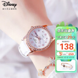迪士尼（Disney）手表女款初高中学生时尚防水石英表ins简约气质女士手表MK-11376W