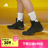 adidas Pro Bounce 2018团队款中帮实战篮球鞋男女阿迪达斯官方 黑 41