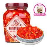 坛坛乡 拌饭剁辣椒 瓶装 豉香蒜香 朝天椒湖南特产 辣椒酱 下饭菜香辣酱 精制剁辣椒425g*1瓶