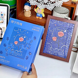 QUEENJOY高颜值礼盒玫瑰拼图情人节浪漫礼物生日送礼手工diy相框桌面摆件 绀宇玫瑰