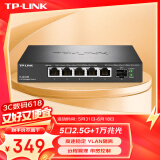 TP-LINK 2.5G云管理交换机 5口2.5G+1万兆光口交换机 vlan划分 TL-SE2106