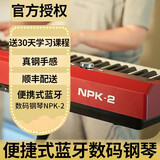 Nux纽克斯电钢琴88键重锤成人初学者幼师便携式智能数码考级电子钢琴 【升级】NPK-2 激情红