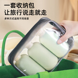 JAJALIN高级感便携旅行分装瓶按压式洗发水沐浴露洗衣液洗漱空瓶收纳套装