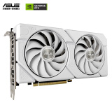 华硕（ASUS）白色 DUAL GeForce RTX 4070 SUPER O12G EVO WHITE 电竞游戏专业独立显卡