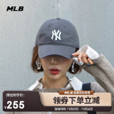 MLB棒球帽男女通用灰色帽子四季通用防晒遮阳3ACP6601N-50CGS-F