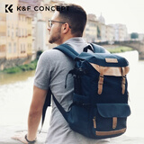 卓尔（K&F CONCEPT）相机包双肩单反微单多功能摄影包休闲便携摄影双肩包一机多镜单反相机包双肩摄影包 大号【可放15.6寸笔记本】