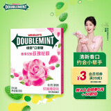 绿箭(DOUBLEMINT)口香糖 玫瑰薄荷味12片32g/盒 零食糖果 口气清新糖