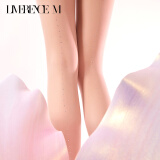 涞觅润丝【绮丽体香钻袜】女薄款1D丝袜性感网纱无缝后竖线钻美肤连裤袜 绮丽粉 隐秘发货 1双 L 1D-网纱无缝-(身高170~185cm)