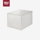 MUJI聚丙烯收纳箱/抽屉式/深 储物箱玩具整理箱 塑料透明可叠加储物箱