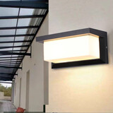 楼王户外壁灯防水外墙室外露台庭院门前灯防雨大阳台院子壁挂照明接电 50瓦led中性光(3-A-50)防晒防雨