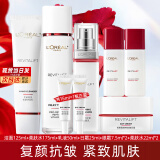 欧莱雅（L'OREAL）复颜抗皱紧致礼盒套装护肤品化妆品补水保湿淡化细纹送老婆送妈妈 7】礼盒装复颜套装8件套