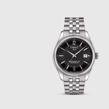 天梭（TISSOT）【新年礼物】 瑞士手表 新宝环系列1853硅游丝机械时尚休闲男表 黑盘钢带T108.408.11.057.00