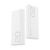 荣耀亲选3C认证可上飞机 66W超级快充移动电源 20000mAh 双向快充 支可充机平板笔记本 超级快充私有协议 白色