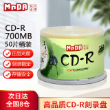 铭大金碟（MNDA）CD-R空白光盘/刻录盘 江南水乡系列 52速700M 50片桶装