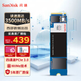 闪迪（SanDisk）1TB SSD固态硬盘 M.2接口(NVMe协议) 至尊高速系列-游戏高速版｜西部数据出品(螺丝套装版）