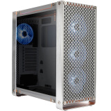 INWIN 迎广DUBILI银灰 台式电脑机箱 支持E-ATX主板420水冷 4090显卡 标配ARGB风扇/20GbpsType-C