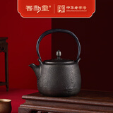 晋韵堂中华老字号福器纯手工铁壶煮水壶铸铁壶生铁壶茶具烧水壶茶壶 乐水 750ml