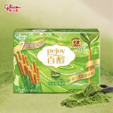 格力高(glico)百醇家庭犒犒赏 抹茶慕斯味126g(7袋小袋) 注心饼干棒零食