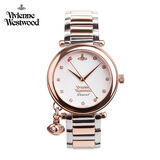 薇薇安·威斯特伍德（Vivienne Westwood）西太后手表轻奢真钻石英腕表生日礼物送女友送老婆VV006SLRS