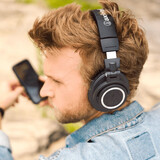 铁三角（Audio-technica）ATH-M50xBT2头戴式无线蓝牙监听HIFI音乐耳机可折叠专业直播录音