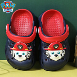 汪汪队立大功（PAW PATROL）汪汪队男童洞洞鞋双色卡通夏天儿童拖鞋包跟沙滩鞋小宝宝护脚凉鞋 3001洞洞鞋红色毛毛 17 (适合26/27码)170码