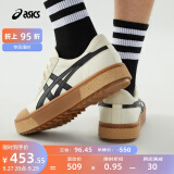 ASICS亚瑟士 男鞋休闲鞋运动复古板鞋舒适耐磨帆布鞋 COURT TRAIL 米色/黑色 42