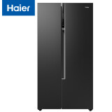 海尔（Haier）595升星蕴系列变频无霜对开双开门家用电冰箱超薄净味BCD-595WFPB超大容量囤两周食材
