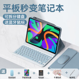 法普拉适用2025新款联想小新pad蓝牙键盘padpro11保护套plus11.5寸硅胶Pro12.7拯救者Y700平板11.2保护壳 【迷雾蓝+键盘+鼠标】 联想小新(12.7英寸)2代