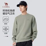 骆驼（CAMEL）男装卫衣秋冬微阔加厚保暖圆领套头时尚潮流长袖M34CAQN606