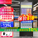 穗凌（SUILING）风冷循环商用立式展示柜冷藏保鲜柜冰柜玻璃门饮料柜超市便利店啤酒饮料陈列柜 【新升级 平头大容量】单门216升