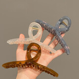 玖维娅新款发夹女鲨鱼夹后脑勺盘发抓夹高级感夹子头饰大号发卡礼物  JYFJ070果冻3件套