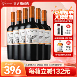 MONTES【蒙特斯官旗】智利原瓶进口红酒 蒙特斯montes经典系列750ml 马尔贝克红葡萄酒整箱装