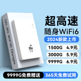 随身wifi无限流量2024款移动无线5g网卡便携式路由器三网通 5G全网通【天子版】提速5999%