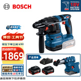 博世（BOSCH） GBH 185-LI专业锂电无刷吸尘电锤18V充电式电钻冲击钻混凝土打孔 5.0Ah电池×2【加GDE 12套装】