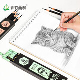 青竹画材（CHINJOO）素描铅笔套装初学者软碳专业绘画美术生专用用品硬学生工具考试专业绘画套装美术写生