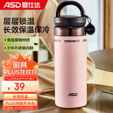 爱仕达（ASD）户外运动便携保温杯家用办公学生水杯长效保温400ml RWS40B18WG-P