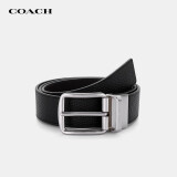 蔻驰（COACH）奢侈品男款腰带荔枝纹路宽版F64840【品牌授权】送男友
