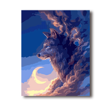 史历克 数字油画diy填色油画创意动物现代简约减压手工涂色画 FZ-849 40*50cm 彩布(要自己涂色)