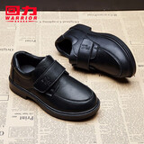 回力童鞋儿童皮鞋2026春秋新款男童黑色英伦风休闲鞋学生中大童演出鞋 黑色0053 31 内长约20.3cm