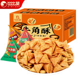 比比赞（BIBIZAN）牛角酥妙尖角网红脆吃货零食锅巴休闲食品夜宵充饥整箱【选】 牛角酥混合味 400g