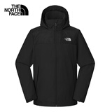 北面（The North Face）冲锋衣男户外单层防风硬壳外套夹克可挂胆 黑色 XXL 