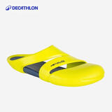 迪卡侬（DECATHLON）游泳男士运动包脚拖鞋男时尚室外速干沙滩洞洞鞋NABD CLOG500 明亮柠檬(2024新) 38-39码（ 脚背高推荐买大一码）
