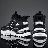 乔丹格兰休闲男春夏季透气网鞋49鞋子男50皮面运动鞋48大码46老爹鞋47球 黑白10096（网面透气款） 42