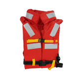 薇伊顿 船用专业工作救生衣大人标准型海事船检ccs证书内河浮力马甲背心 ccs带领子救生衣(浮力≥150N)